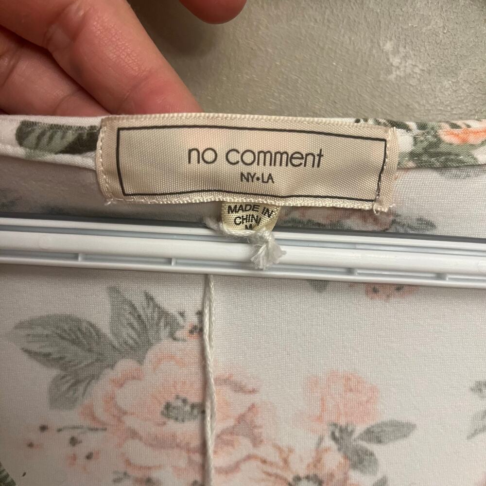 NWT No Comment LA Floral Cocktail Dress Medium Spring Feminine - Picture 6 of 15